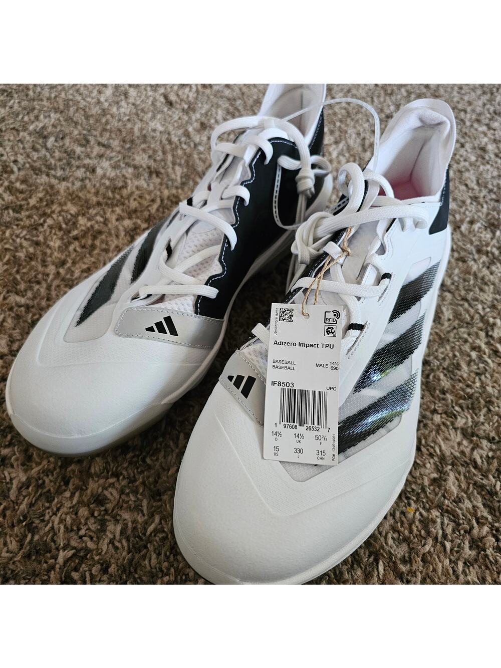 Adidas 15 Adizero Impact+ Baseball Cleats NWT